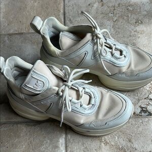 Michael Kors Cream Low-Top Sneakers with Chunky Sole